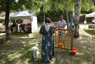 Photo Fête des berges 2024 - jeux géants en bois